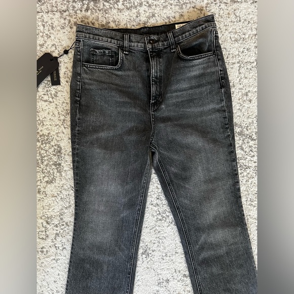 Rag & Bone NWT black / grey straight leg jeans - Picture 2 of 14